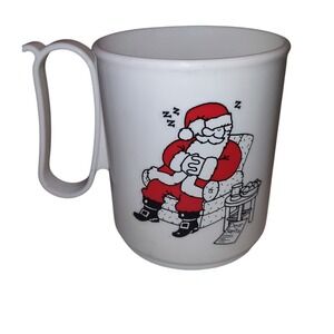 Vintage Tupperware, USA, Santa Mug, Coffee cup 20oz Christmas, Gift, Tea USA